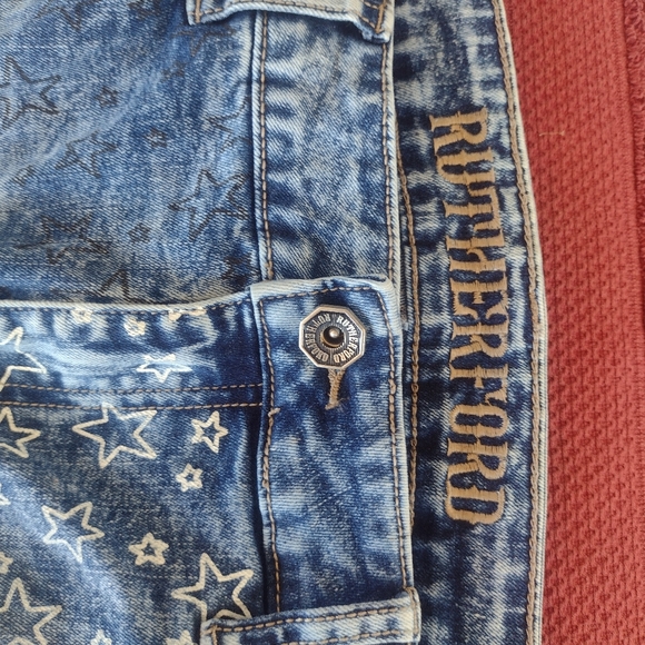 Rutherford Men’s flex Skinny jeans Size 36 - Picture 6 of 12